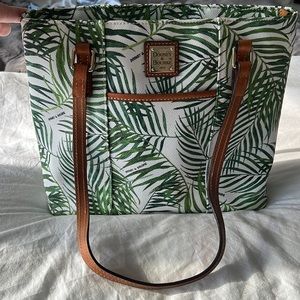 Palm leaf Dooney & Bourke purse